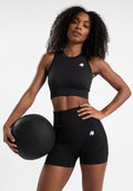 Gorilla Wear Olivia Seamless Crop Top - Zwart