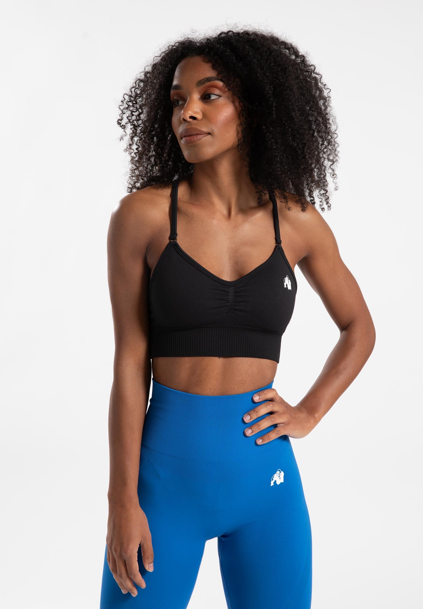 Gorilla Wear Olivia Seamless Sportbeha - Zwart