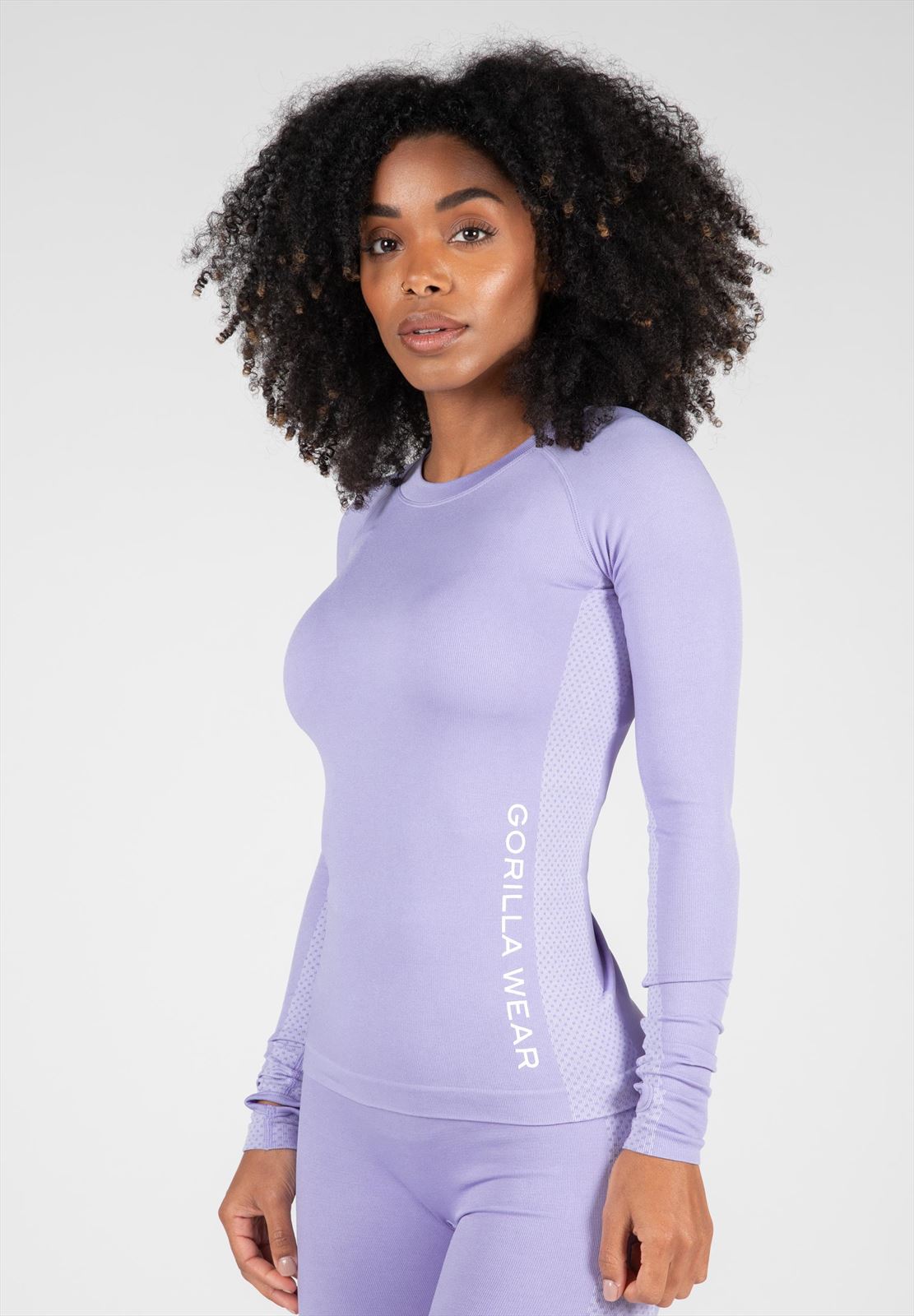 Gorilla Wear Selah Seamless Longsleeve - Lila