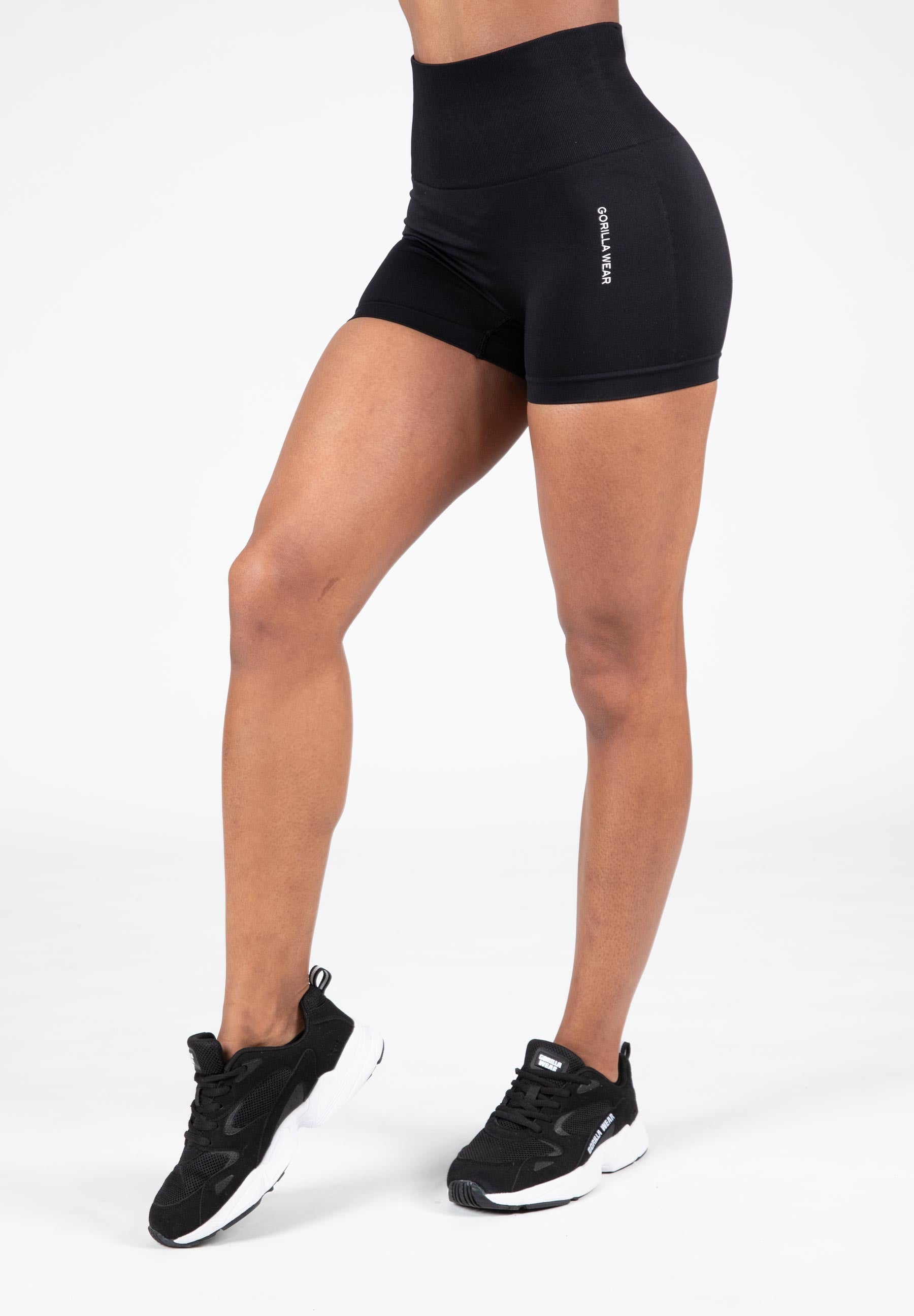 Gorilla Wear Quincy Seamless Shorts - Zwart