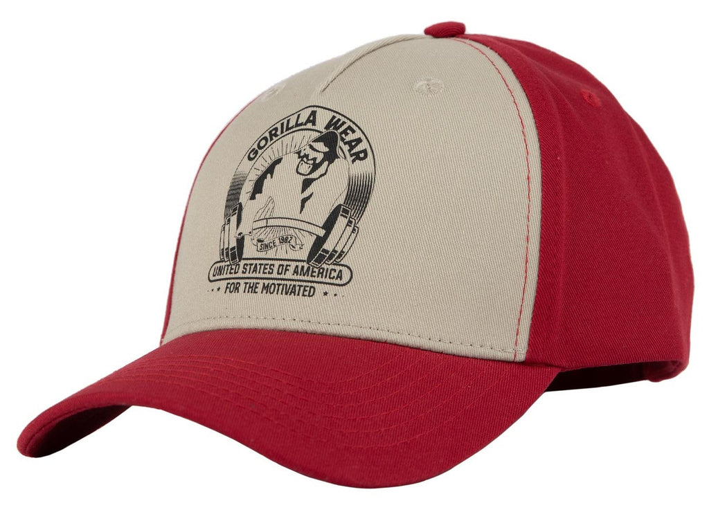 Gorilla Wear Buckley Pet - Rood/Beige