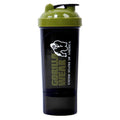 Gorilla Wear Shake Beker - 500 ml - Zwart/Legergroen