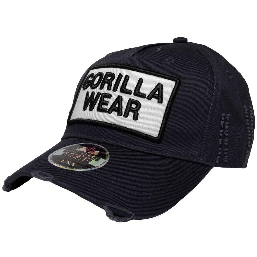 Gorilla Wear Harrison Pet - Zwart/Wit