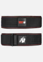 Gorilla Wear Halterriem - 4 Inch Premium Leather Lifting Belt - Zwart