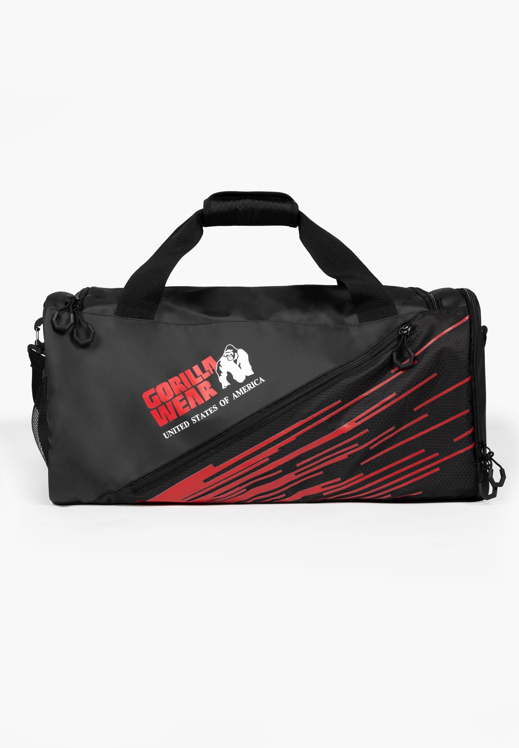 Gorilla Wear Ohio Gym Bag - Sporttas - Zwart/Rood