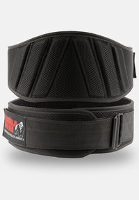 Gorilla Wear Lifting Belt 6 Inch Padded Mesh - Zwart