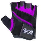 Gorilla Wear Womens Fitness Gloves - Fitness Handschoenen - Zwart/Paars