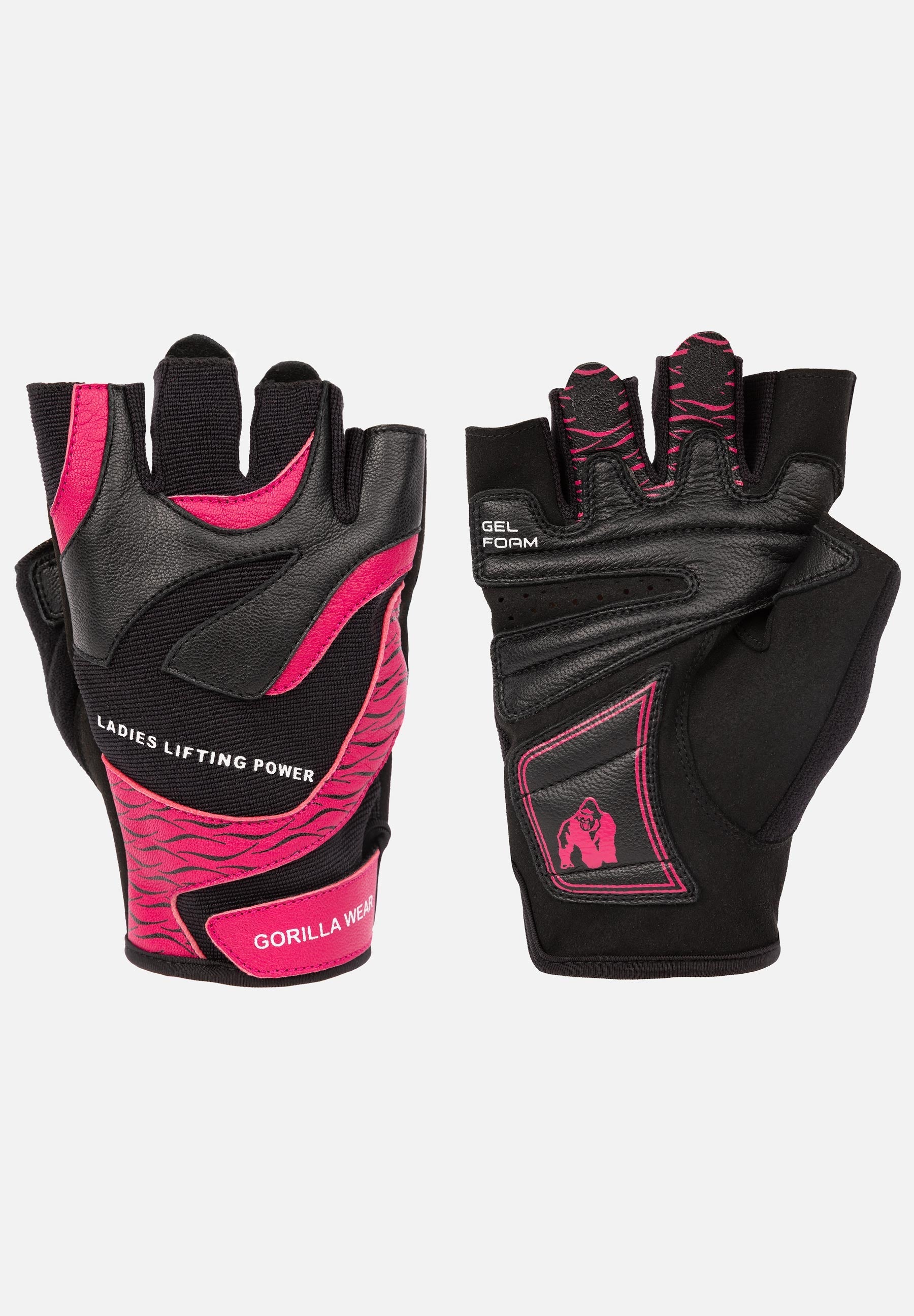 Gorilla Wear Dames Fitness Handschoenen 2.0 - Zwart/Roze