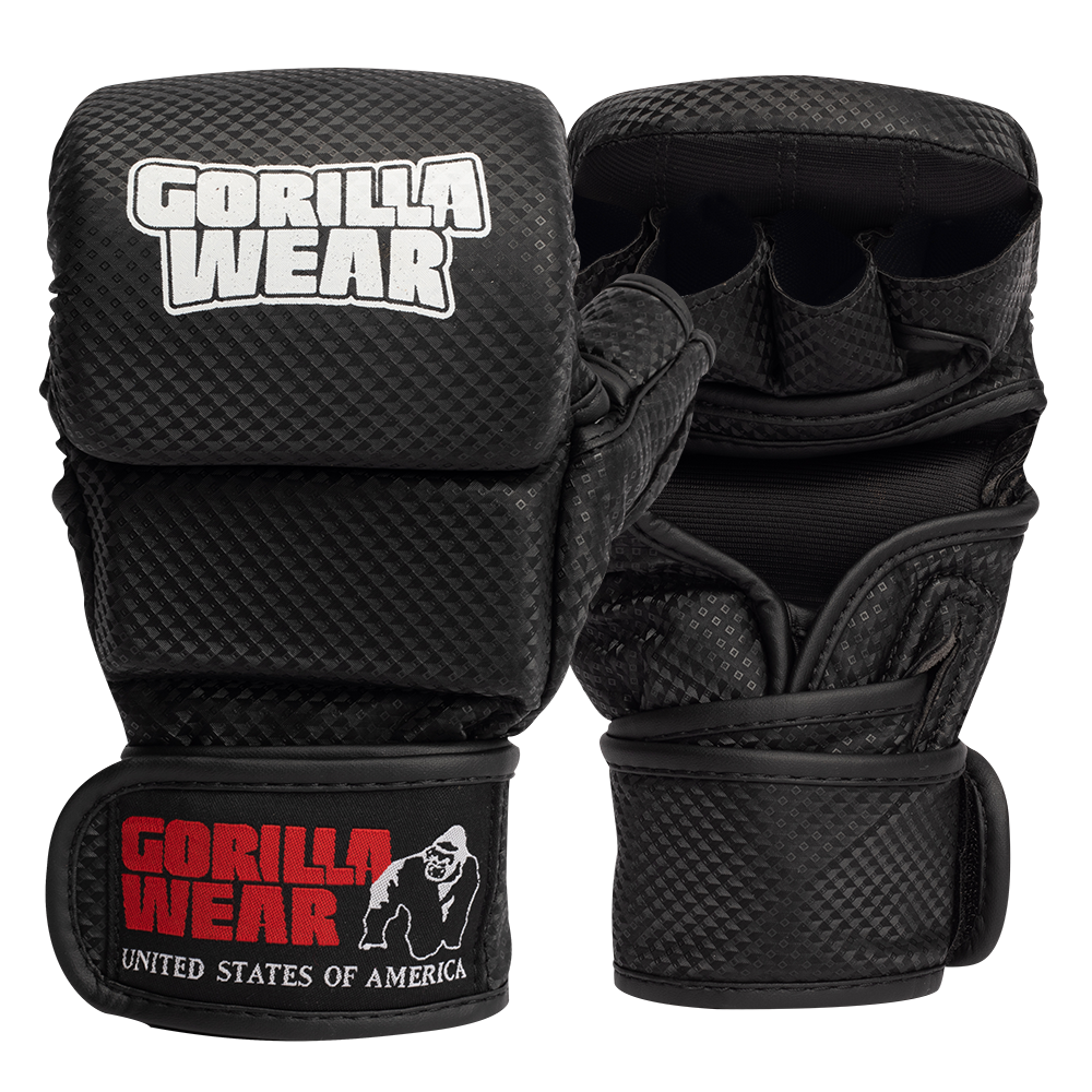 Gorilla Wear Ely MMA Bokshandschoenen - Zwart/Wit