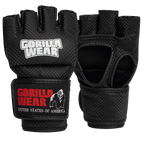 Gorilla Wear Berea MMA Handschoenen (Zonder Duim) - Zwart/Wit
