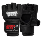 Gorilla Wear Manton MMA Handschoenen (Met Duim) - Zwart/Wit