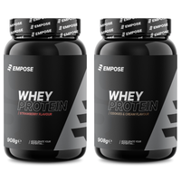 Empose Nutrition Combi-Deal - Whey Protein - Aardbei/Cookies & Cream
