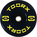 Toorx Fitness Bumper Plate - Professional Olympische Halterschijf - 15 kg