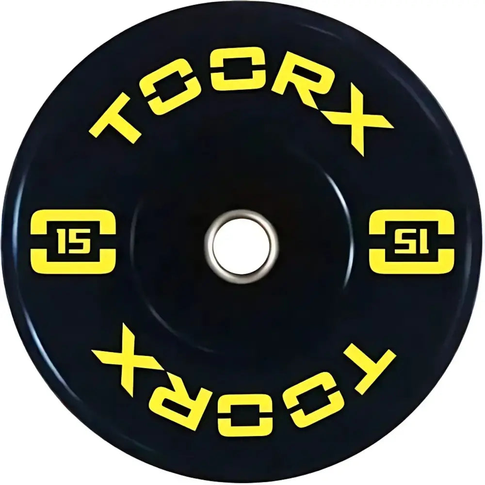 Toorx Fitness Bumper Plate - Professional Olympische Halterschijf - 15 kg