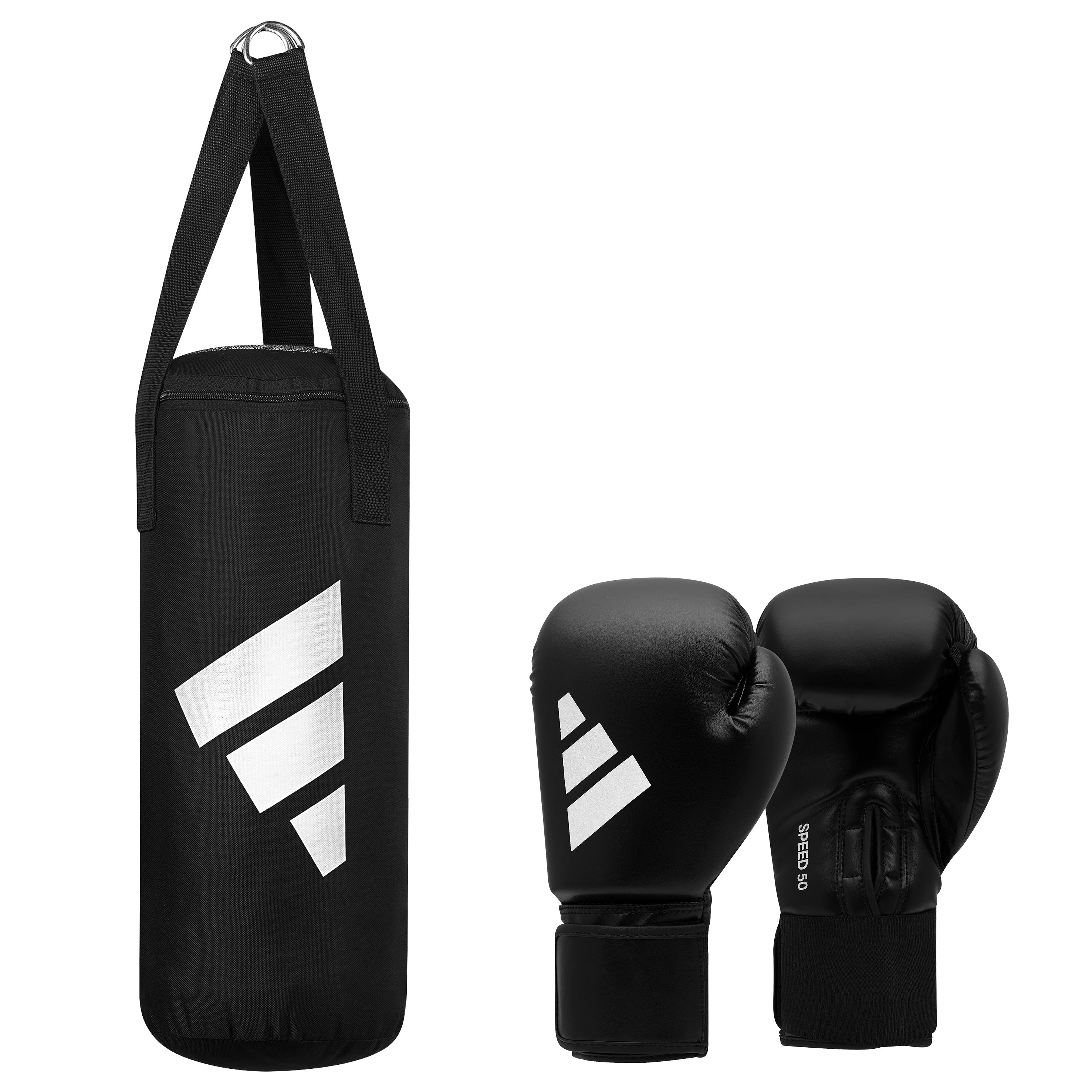 Adidas Junior Boxing Set - Zwart/Wit - 6 oz