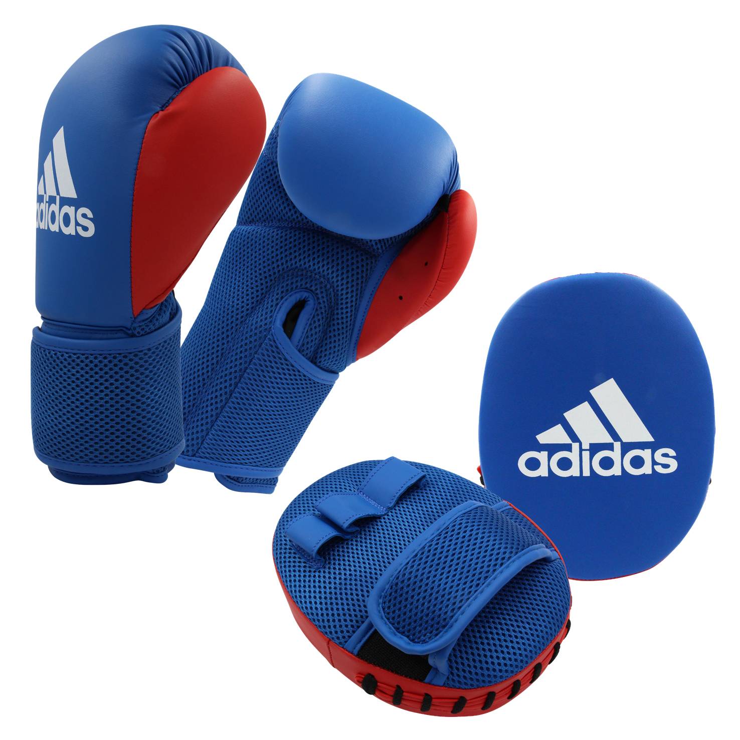 Adidas Kids Boxing Kit 2 - Blauw/Rood - 8 oz