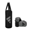 Adidas Junior Boxing Set - Grijs/Zwart - 8 oz