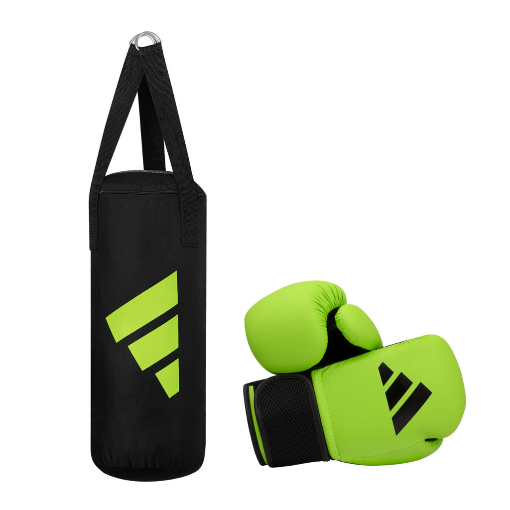 Adidas Junior Boxing Set - Groen/Zwart - 8 oz