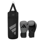 Adidas Junior Boxing Set - Grijs/Zwart - 10 oz
