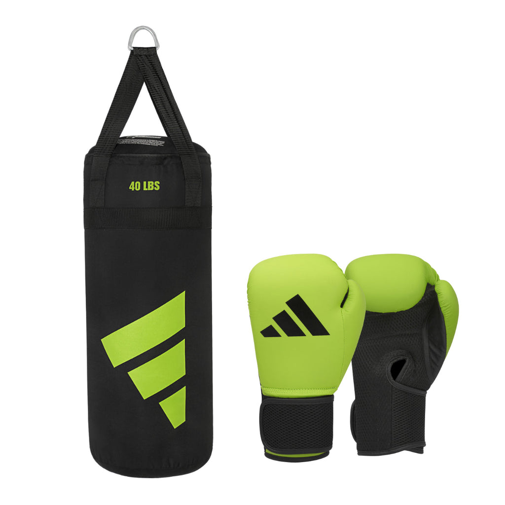 Adidas Junior Boxing Set - Groen/Zwart - 10 oz