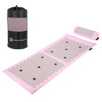 HMS Premium Spijkermat met Spijkerkussen - Roze/Grijs