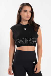 Gorilla Wear Albion Oversized Crop Top - Zwart