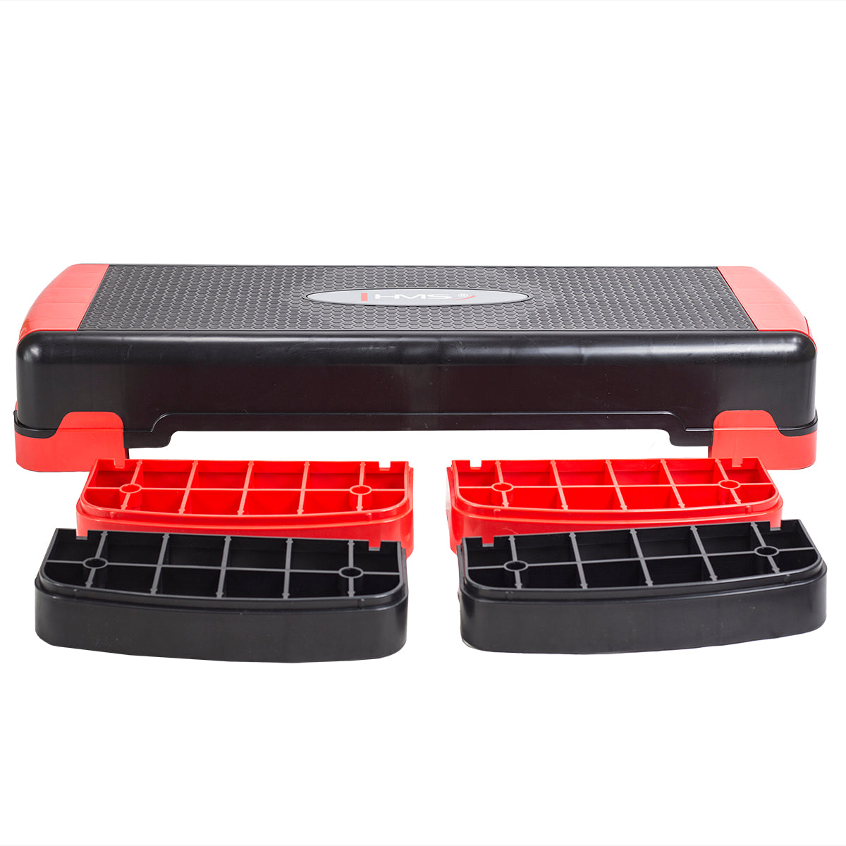 HMS Fitness Aerobic Step - Zwart/Rood