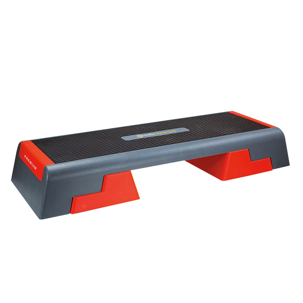 HMS Fitness Premium Aerobic Step - Zwart/Rood