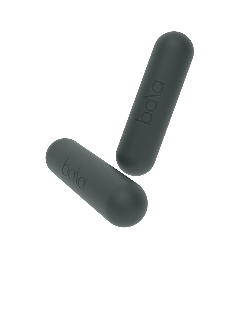 Bala Bars Dumbbells - 2 x 1 kg - Charcoal/Grijs