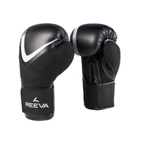 Reeva Bokshandschoenen - Leer - Zilver