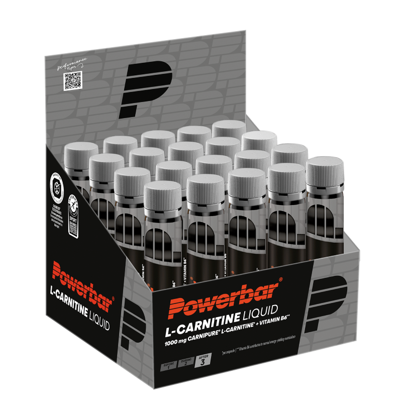 Powerbar Black Line L-Carnitine Liquid - 20 x 25 ml Ampullen