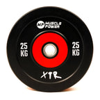 Muscle Power Bumper Plate Pro - Olympische Halterschijf 50 mm - 25 kg