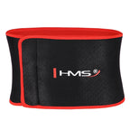 HMS Fitness Afslank Tailleband - Zwart/Rood