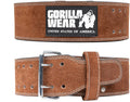 Gorilla Wear Halterriem - 4 Inch Leren Lifting Belt - Bruin