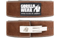 Gorilla Wear Halterriem - 4 Inch Leren Lever Lifting Belt - Bruin