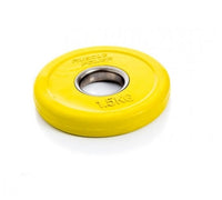Muscle Power Fractional Olympic Bumper Plate - Halterschijf - 50 mm - 1,5 kg