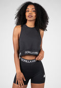 Gorilla Wear Colby Cropped Tank Top - Zwart - M