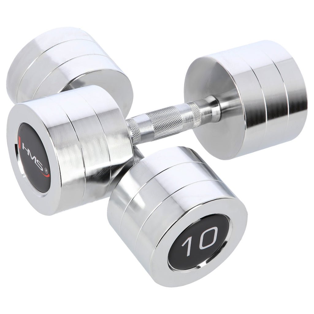 HMS Chroom Dumbbell Set - 2 x 10 kg