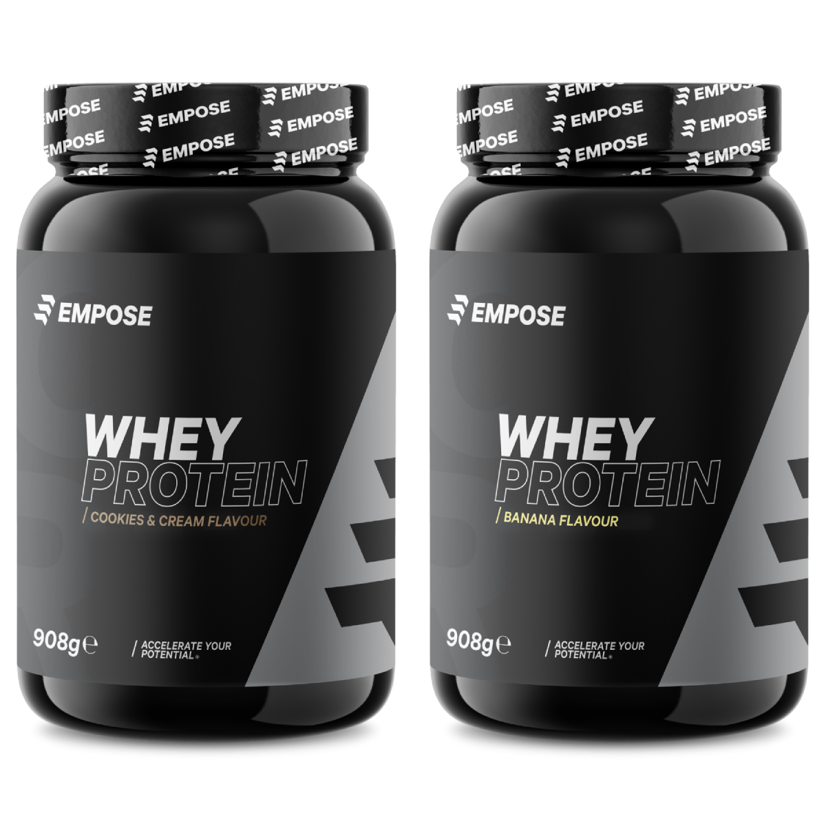 Empose Nutrition Combi-Deal - Whey Protein - Cookies & Cream/Banaan
