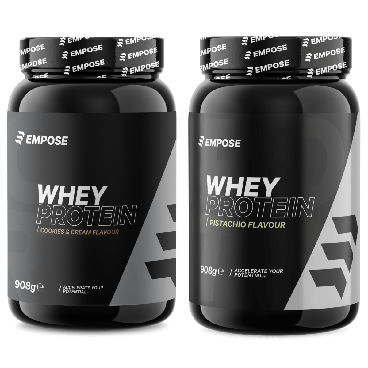 Empose Nutrition Combi-Deal - Whey Protein - Cookies & Cream/Pistachio