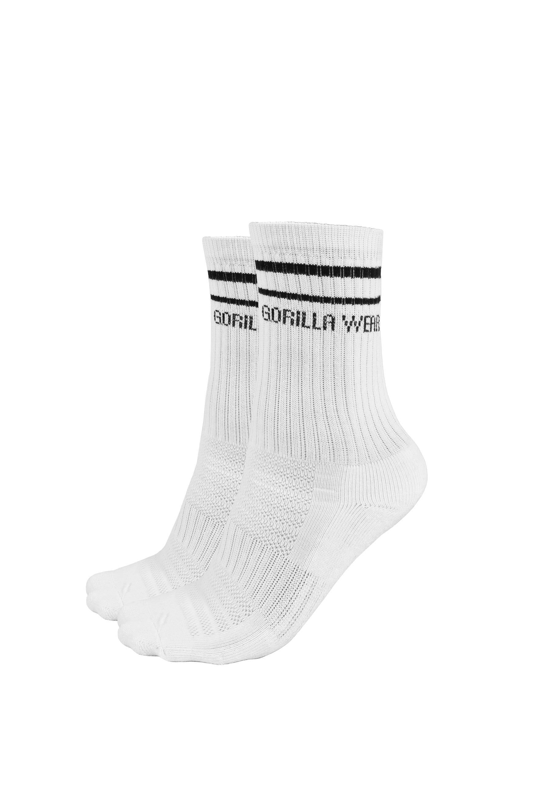 Gorilla Wear Crew Sokken 1-Pack - Wit