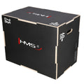 HMS Fitness Plyobox Hout - 75 x 60 x 50 cm - Zwart