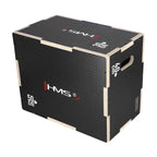 HMS Fitness Plyobox Hout - 50 x 40 x 30 cm - Zwart