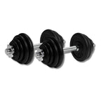 VirtuFit Dumbbellset Pro - Verstelbare Halterset - Gietijzer - 2 x 15 kg