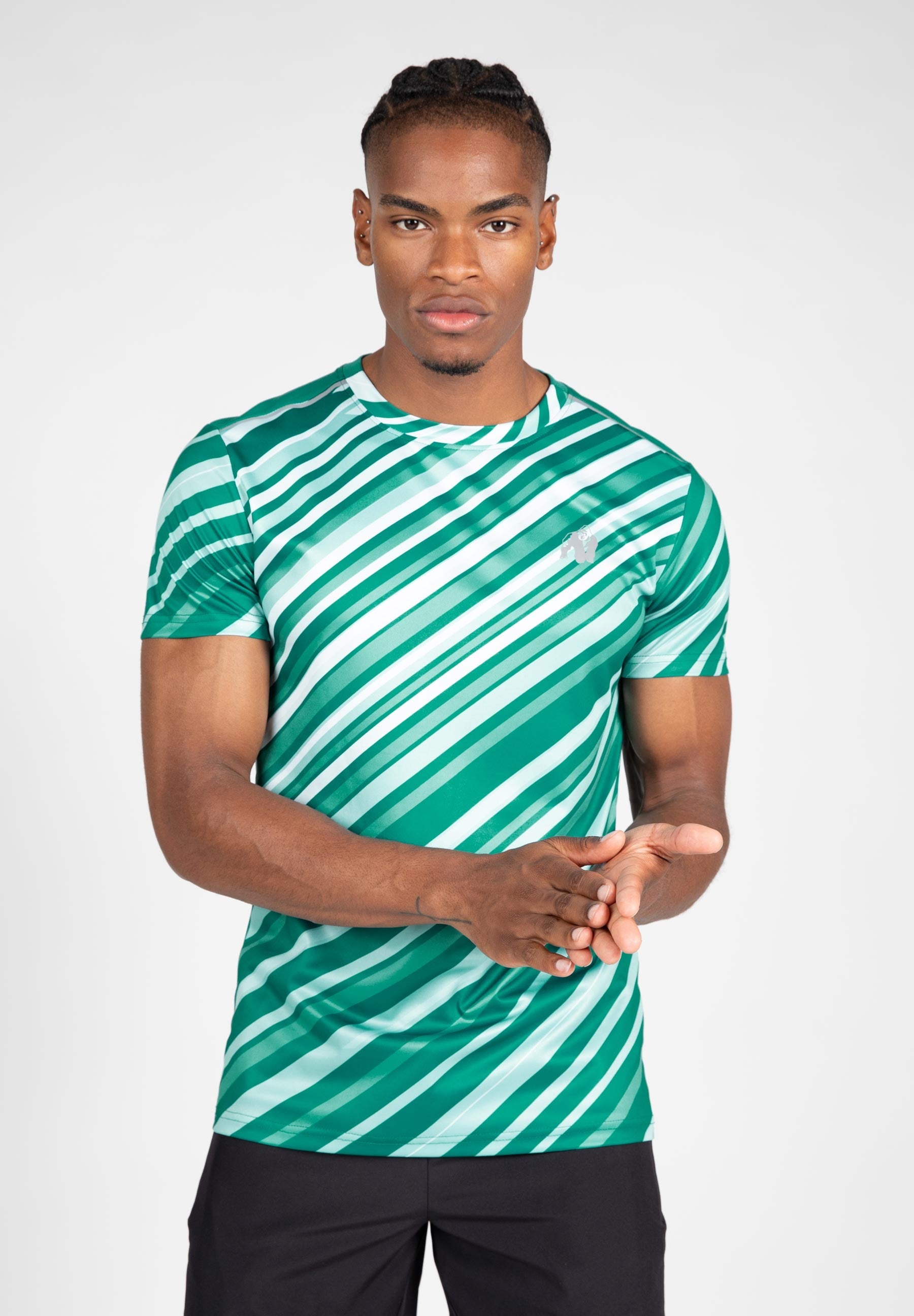 Gorilla Wear Easton T-shirt - Groen/Wit
