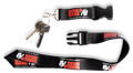 Gorilla Wear Eloy Lanyard Keycord - Zwart/Rood