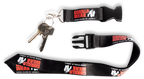 Gorilla Wear Eloy Lanyard Keycord - Zwart/Rood