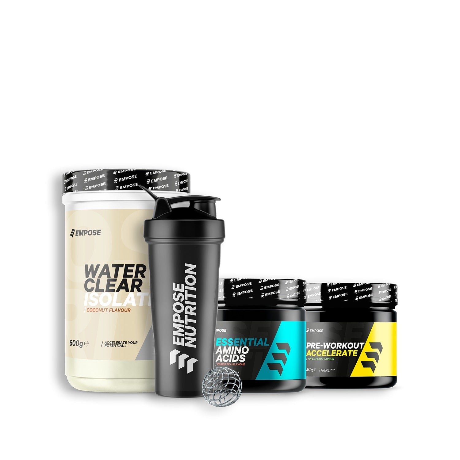 Empose Nutrition Starter Pack - Water Clear Peach Tea - Cherry - Apple Pear - Hoofdafbeelding