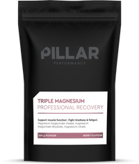 PILLAR Performance Triple Magnesium Poeder - 200 gr - Berry