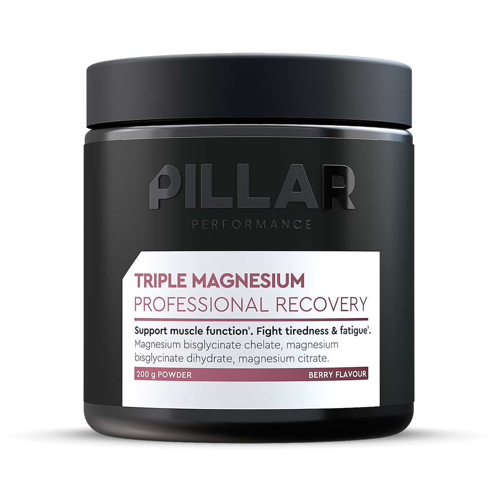PILLAR Performance Triple Magnesium Poeder - 200 gr - Berry